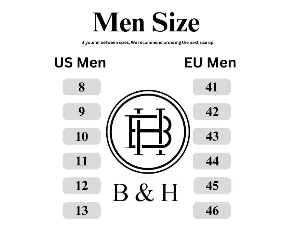 Men Size Chart